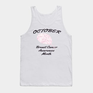 OCTOBER BREAST CANCER AWARENESS MONTH Tank Top